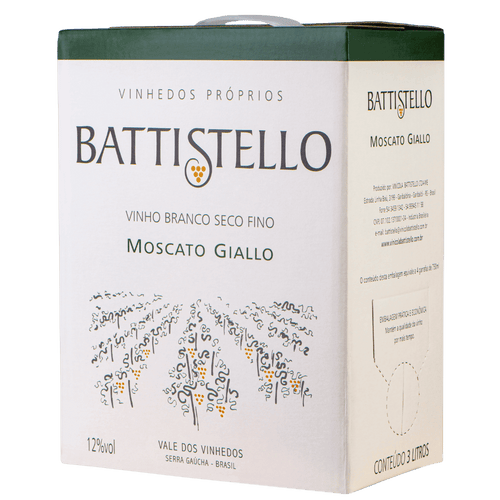 Battistello Moscato Giallo Bag in Box 3L