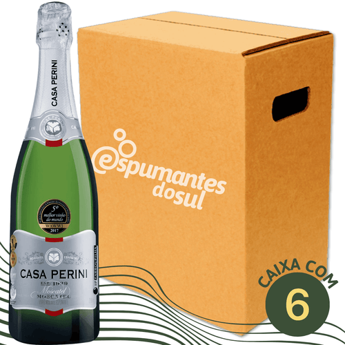 Casa Perini Espumante Moscatel - Caixa com 6