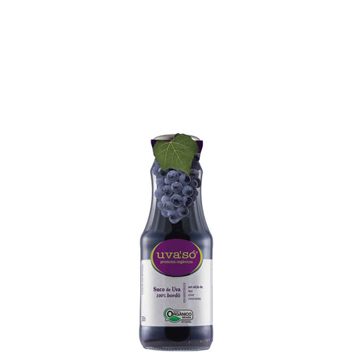 Uva'Só Suco de Uva Orgânico Integral Bordô 300ml