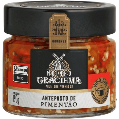 Moinho Graciema Antepasto de Pimentão 190g