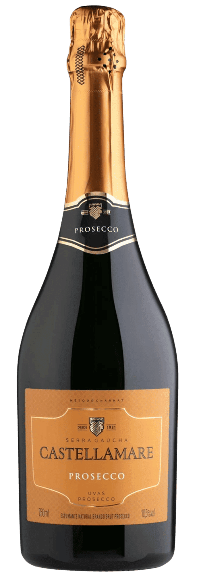 Castellamare Prosecco Espumante Brut - Caixa com 6