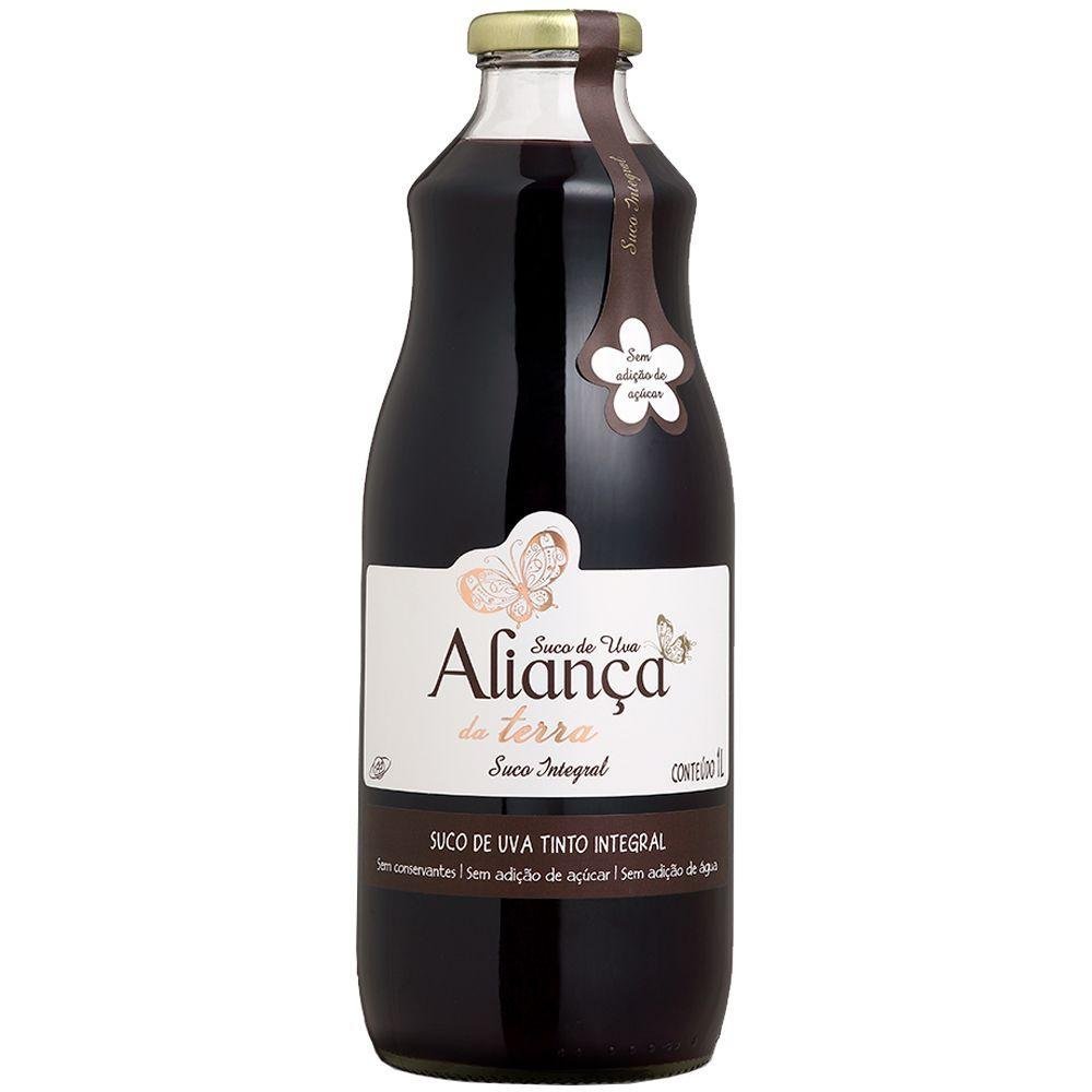 Aliança Da Terra Suco de Uva Integral 1L - Aliança - Espumantes do Sul
