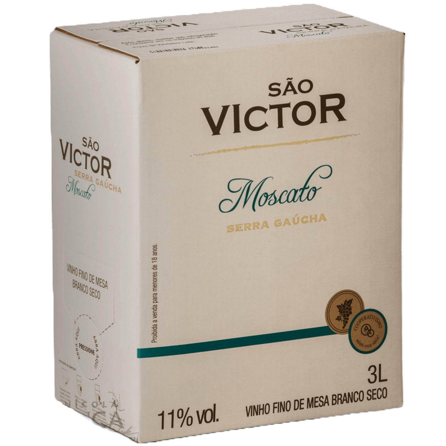 Aliança São Victor Moscato Bag in Box 3L - Aliança - Espumantes do Sul