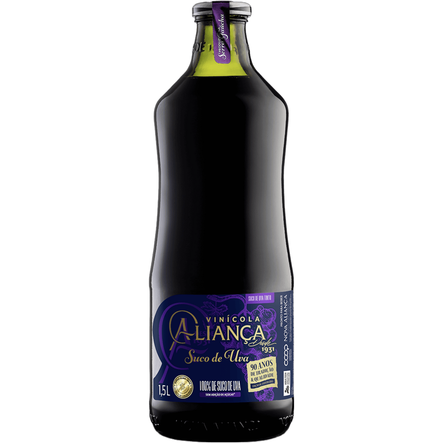 Aliança Suco de Uva Integral 1,5L - Aliança - Espumantes do Sul