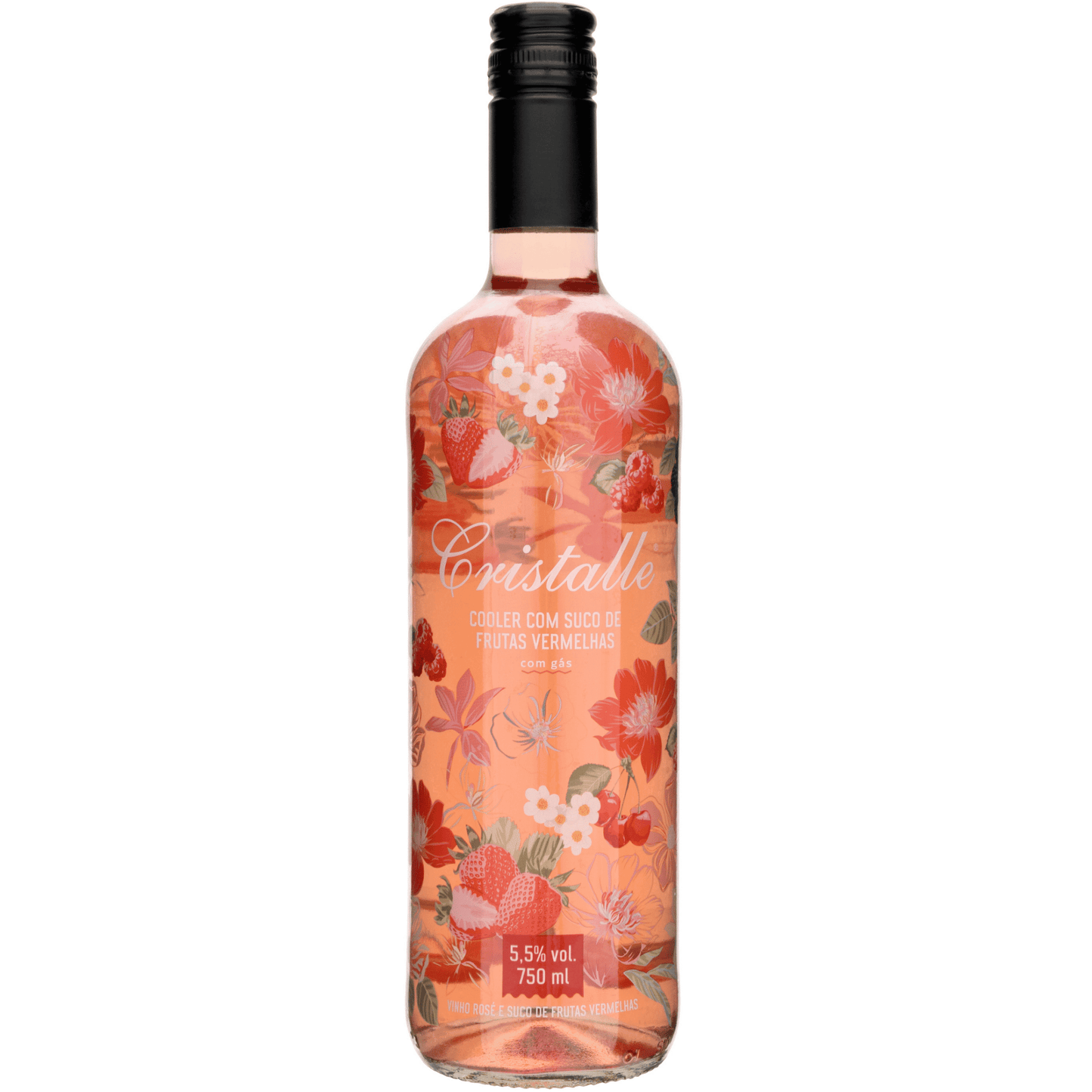 Arbugeri Cristalle Cooler de Frutas Vermelhas - Caixa com 6 - Espumantes do Sul - Espumantes do Sul