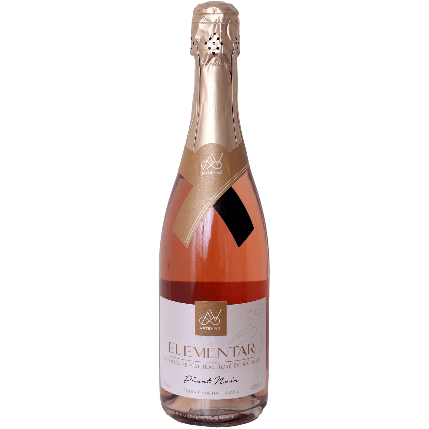 Arteviva Elementar Espumante Extra Brut Rosé - Arteviva - Espumantes do Sul