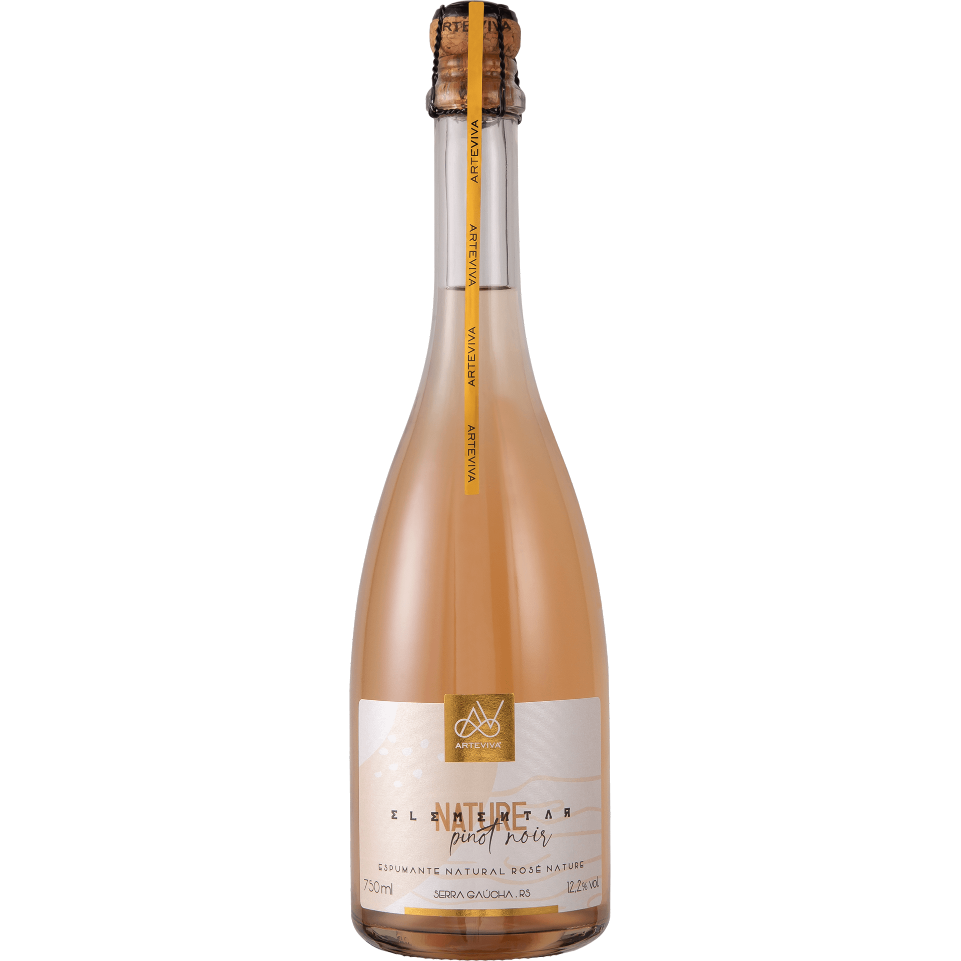 Arteviva Elementar Pinot Noir Espumante Nature Rosé - Arteviva - Espumantes do Sul