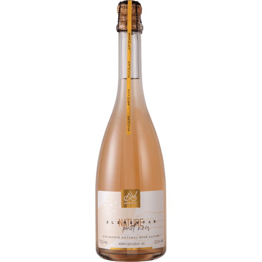 Arteviva Elementar Pinot Noir Espumante Nature Rosé - Arteviva - Espumantes do Sul