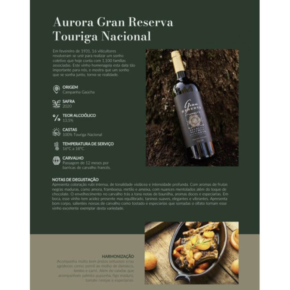 Aurora Gran Reserva Touriga Nacional - Aurora - Espumantes do Sul