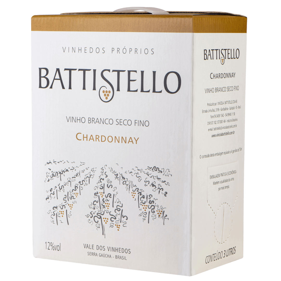 Battistello Chardonnay Bag in Box 3L - Battistello - Espumantes do Sul
