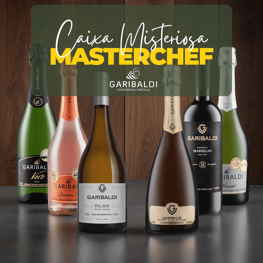 Caixa Misteriosa Garibaldi Masterchef - Garibaldi - Espumantes do Sul
