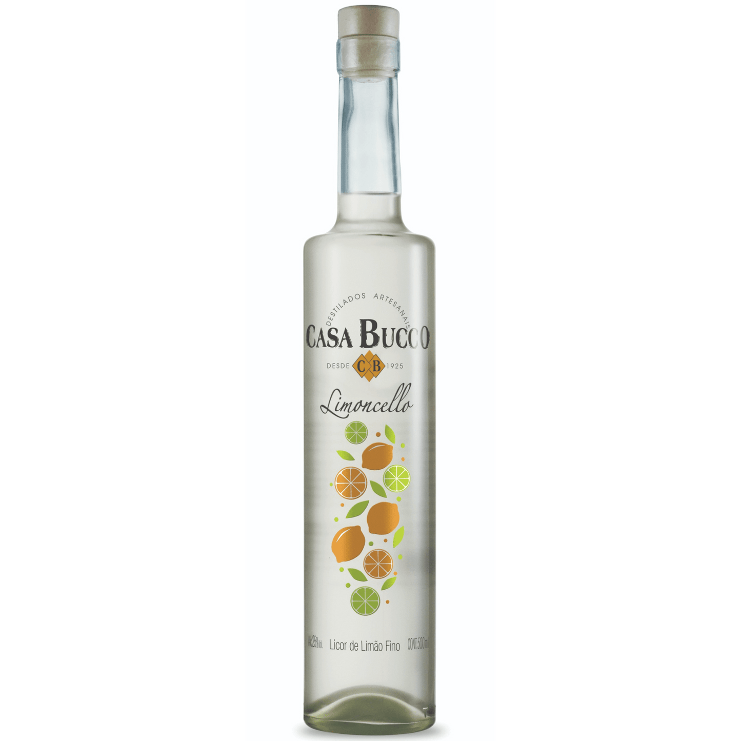 Casa Bucco Licor de Limão Limoncello 500ml - Casa Bucco - Espumantes do Sul