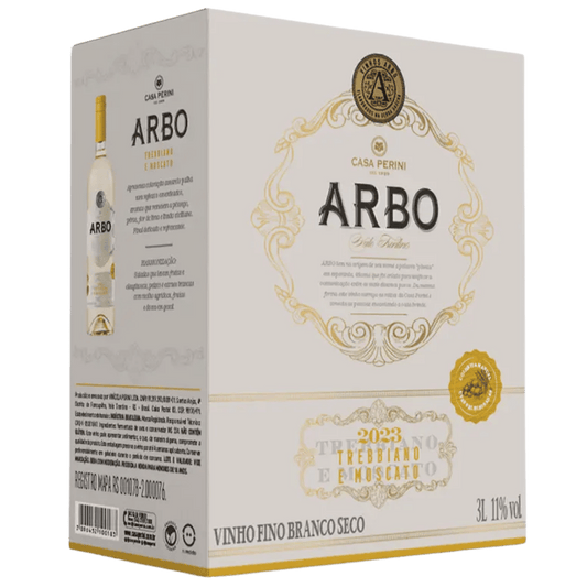 Casa Perini Arbo Trebiano e Moscato Bag in Box 3L - Casa Perini - Espumantes do Sul