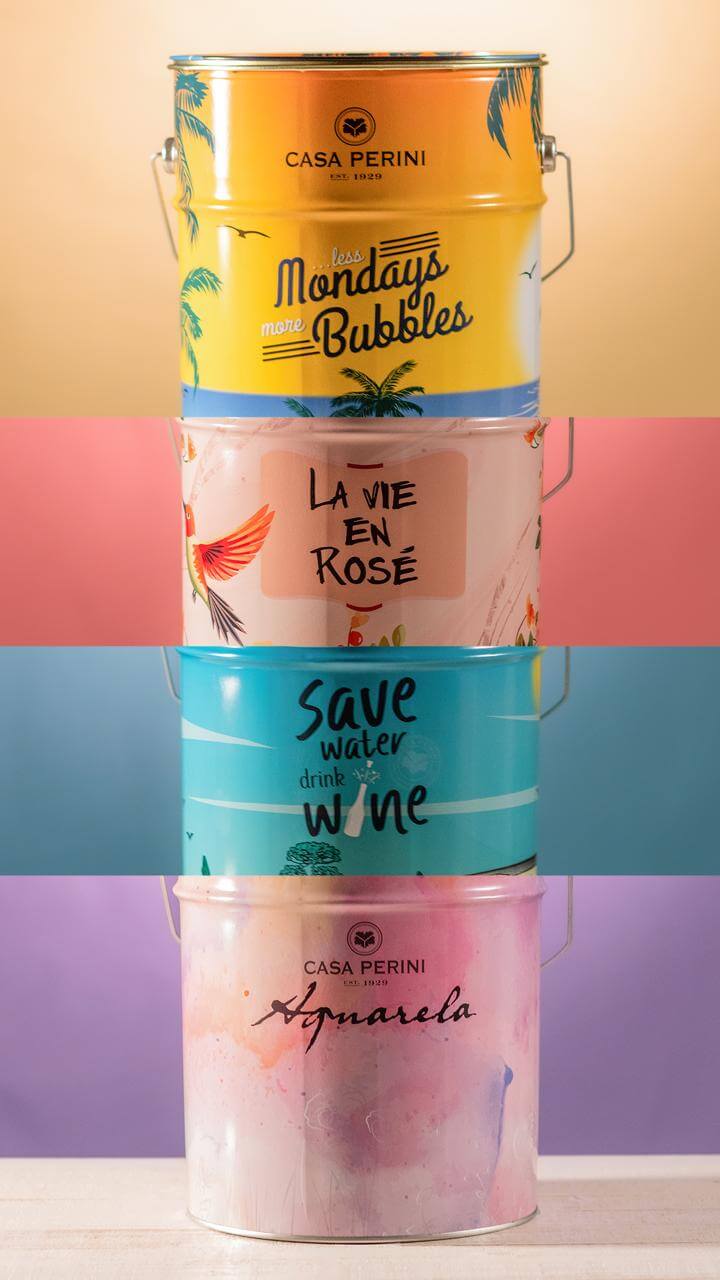 Casa Perini Balde de Espumantes Brut - 7 x 750ml - Casa Perini - Espumantes do Sul