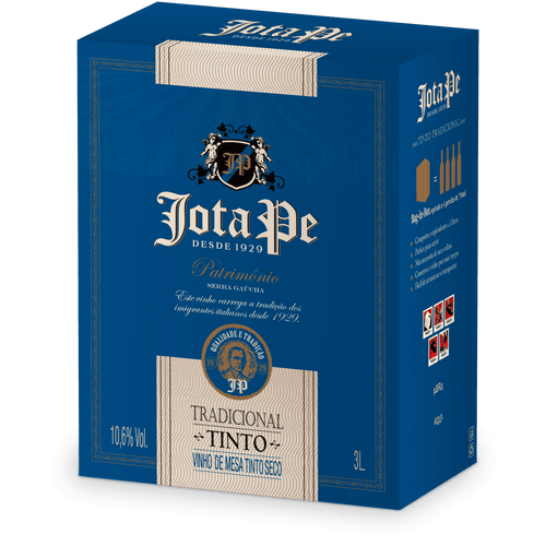 Casa Perini Jota Pe Tradicional Seco Bag in Box 3L - Casa Perini - Espumantes do Sul