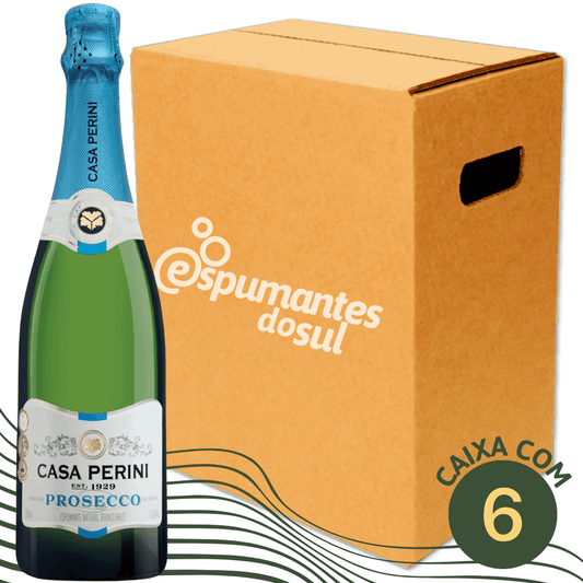 Casa Perini Prosecco Espumante Brut - Caixa com 6 - Casa Perini - Espumantes do Sul