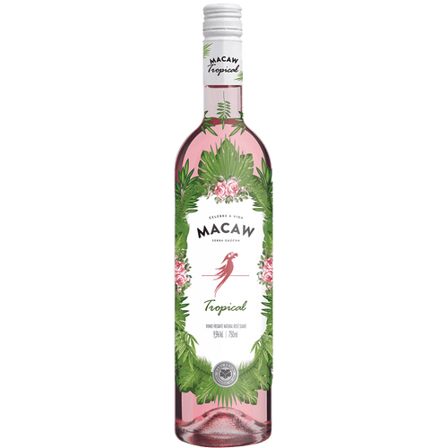Casa Perini Tropical Macaw Frisante Suave Rosé - Casa Perini - Espumantes do Sul