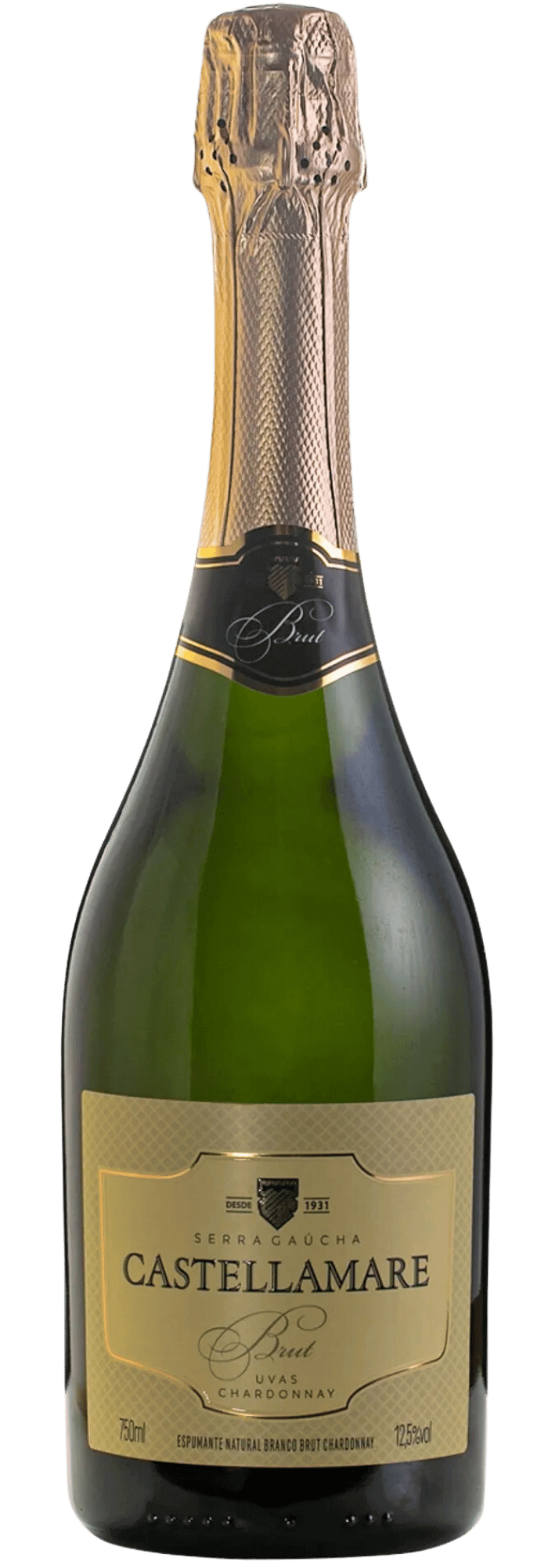 Castellamare Espumante Brut - Caixa com 6 - Castellamare - Espumantes do Sul