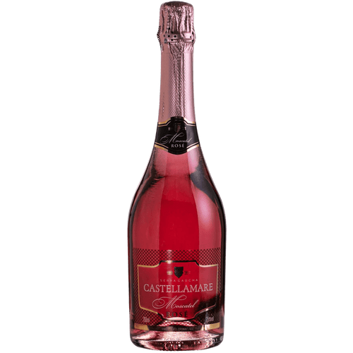 Castellamare Espumante Moscatel Rosé - Caixa com 6 - Castellamare - Espumantes do Sul