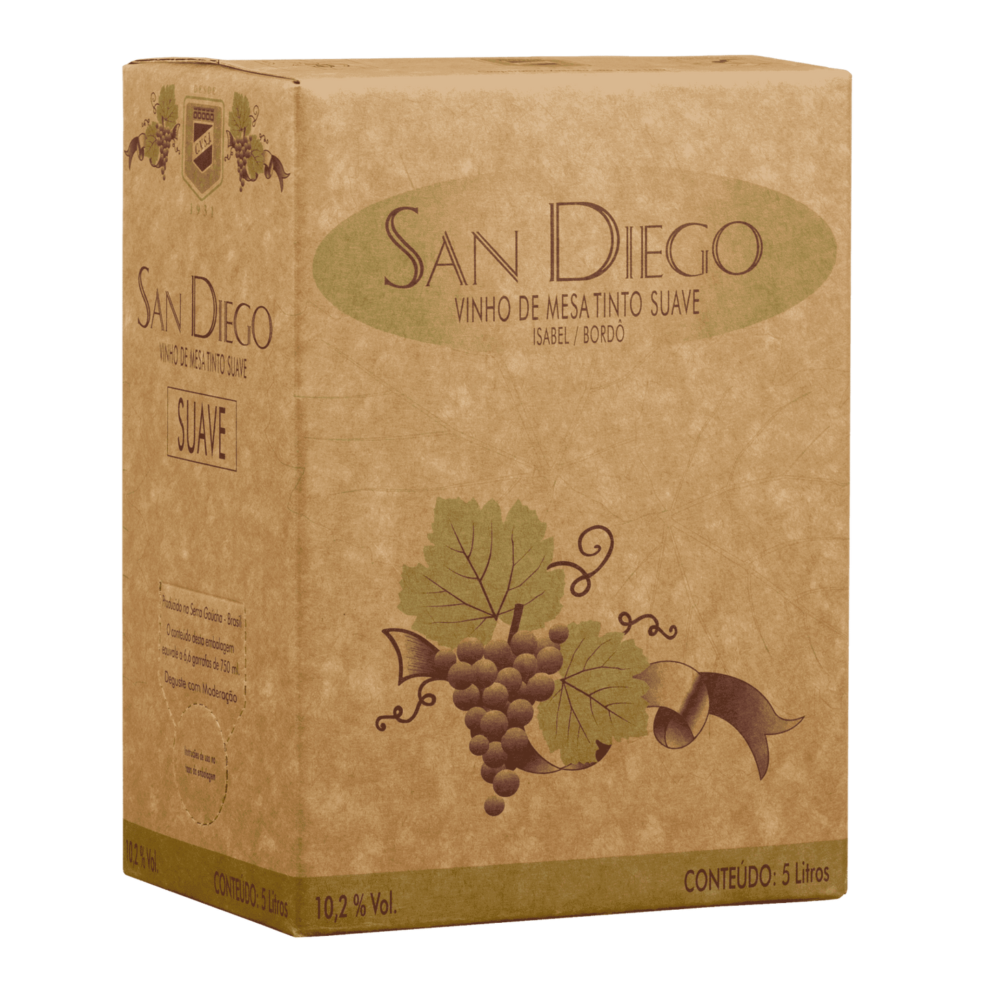 Castellamare San Diego Suave Bag in Box 5L - Castellamare - Espumantes do Sul