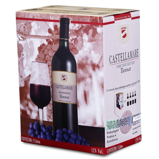 Castellamare Tannat Bag in Box 3L - Castellamare - Espumantes do Sul