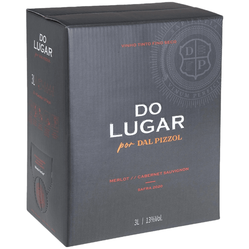 Dal Pizzol Do Lugar Merlot e Cabernet Sauvignon Bag in Box 3L - Dal Pizzol - Espumantes do Sul