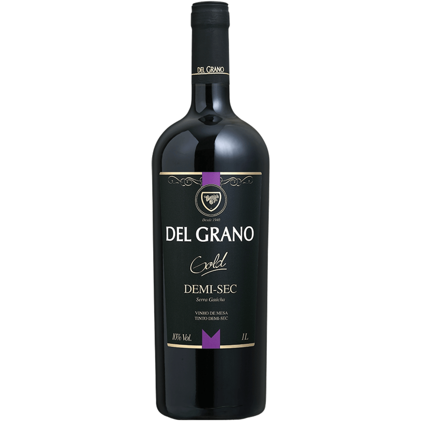 Del Grano Gold Vinho Tinto Demi - Sec 1L - Del Grano - Espumantes do Sul