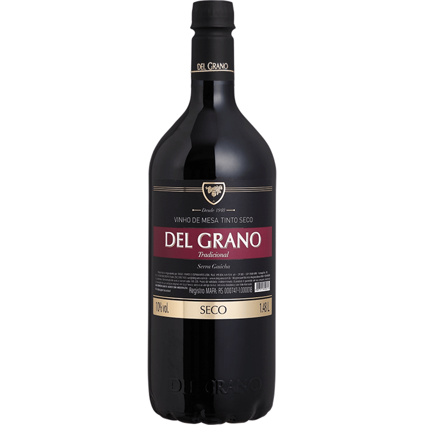 Del Grano Gold Vinho Tinto Seco 1,48L - Del Grano - Espumantes do Sul
