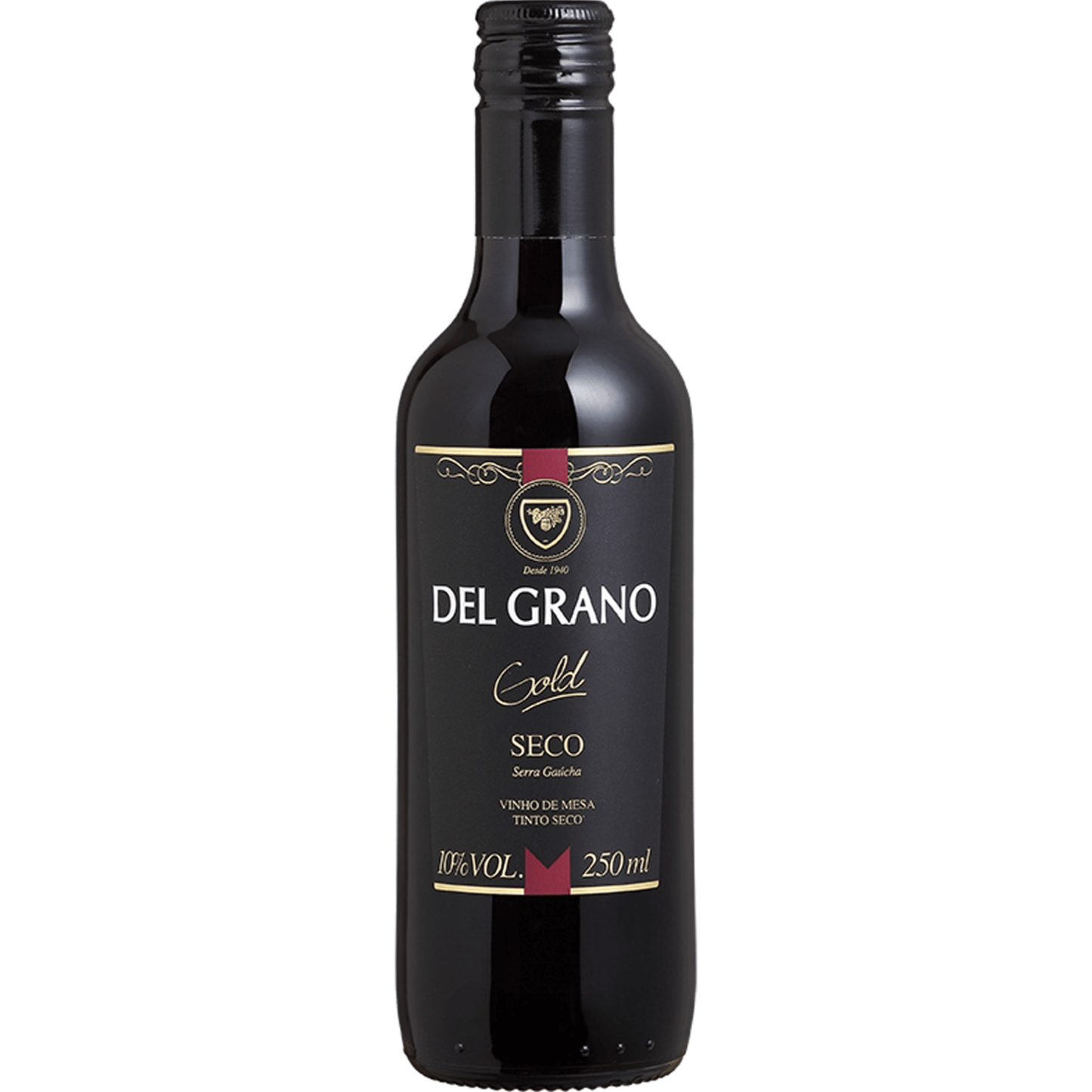 Del Grano Gold Vinho Tinto Seco 250ml - Del Grano - Espumantes do Sul