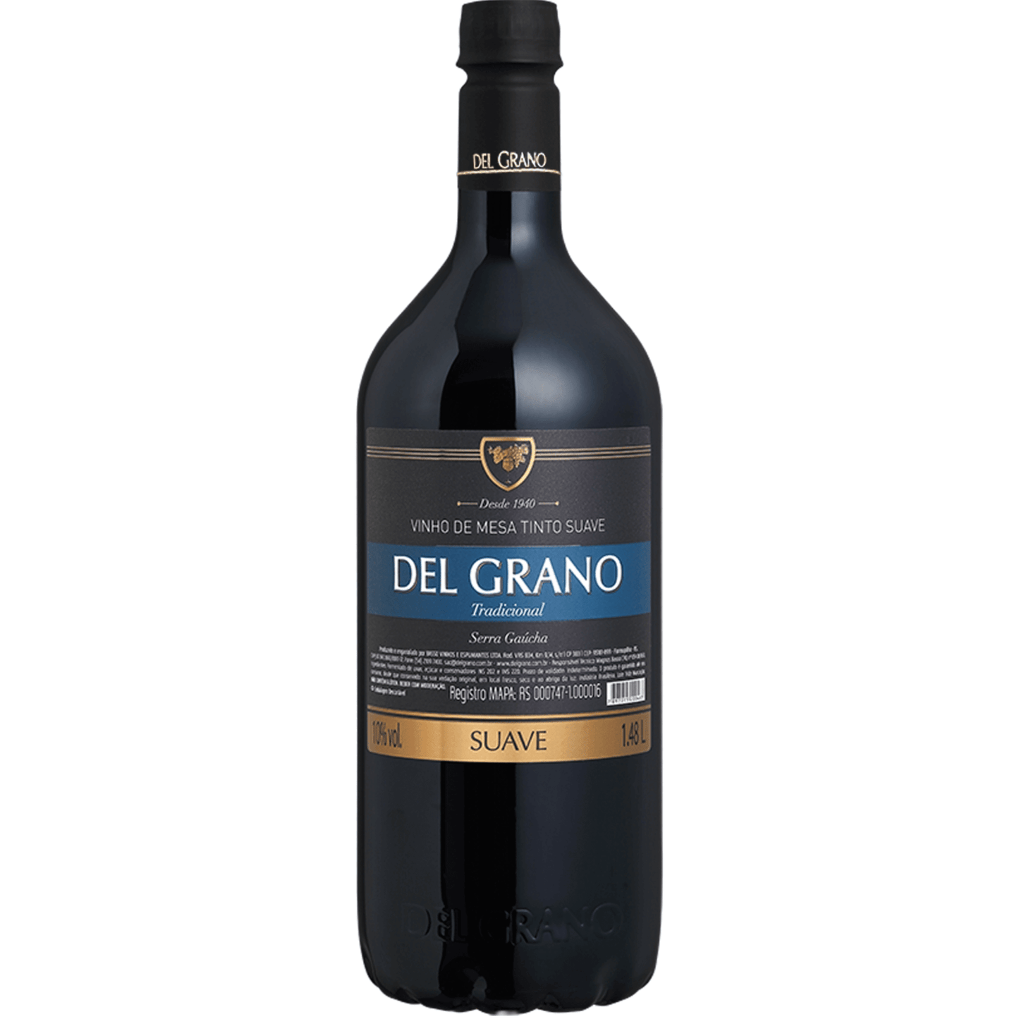 Del Grano Gold Vinho Tinto Suave 1,48L - Del Grano - Espumantes do Sul
