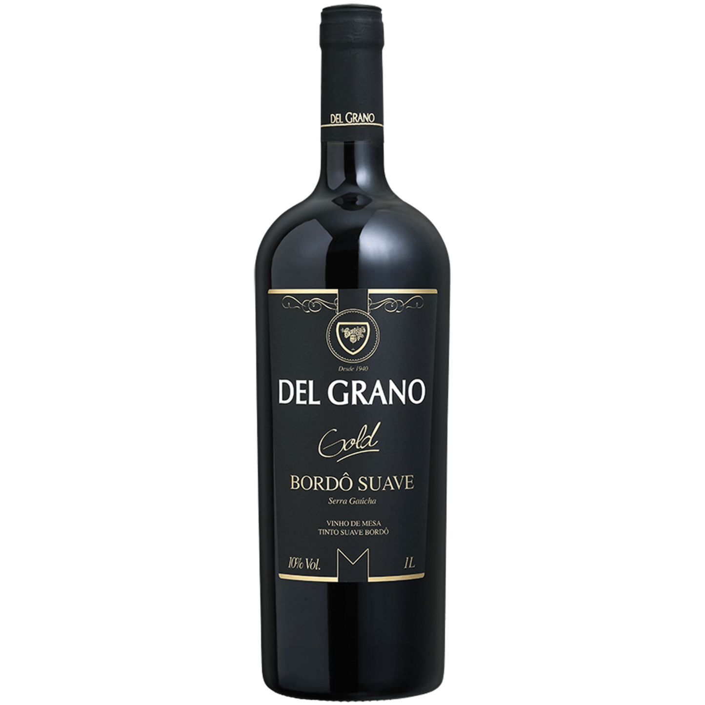 Del Grano Gold Vinho Tinto Suave Bordô 1L - Del Grano - Espumantes do Sul