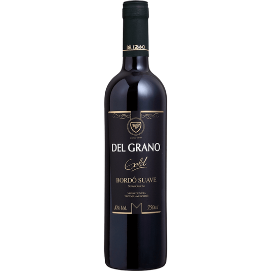Del Grano Gold Vinho Tinto Suave Bordô - Del Grano - Espumantes do Sul