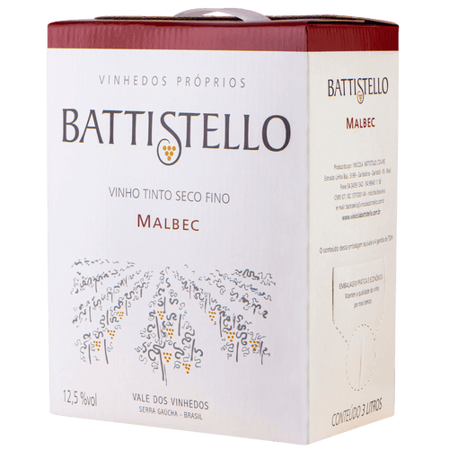 Battistello Malbec Bag in Box 3L