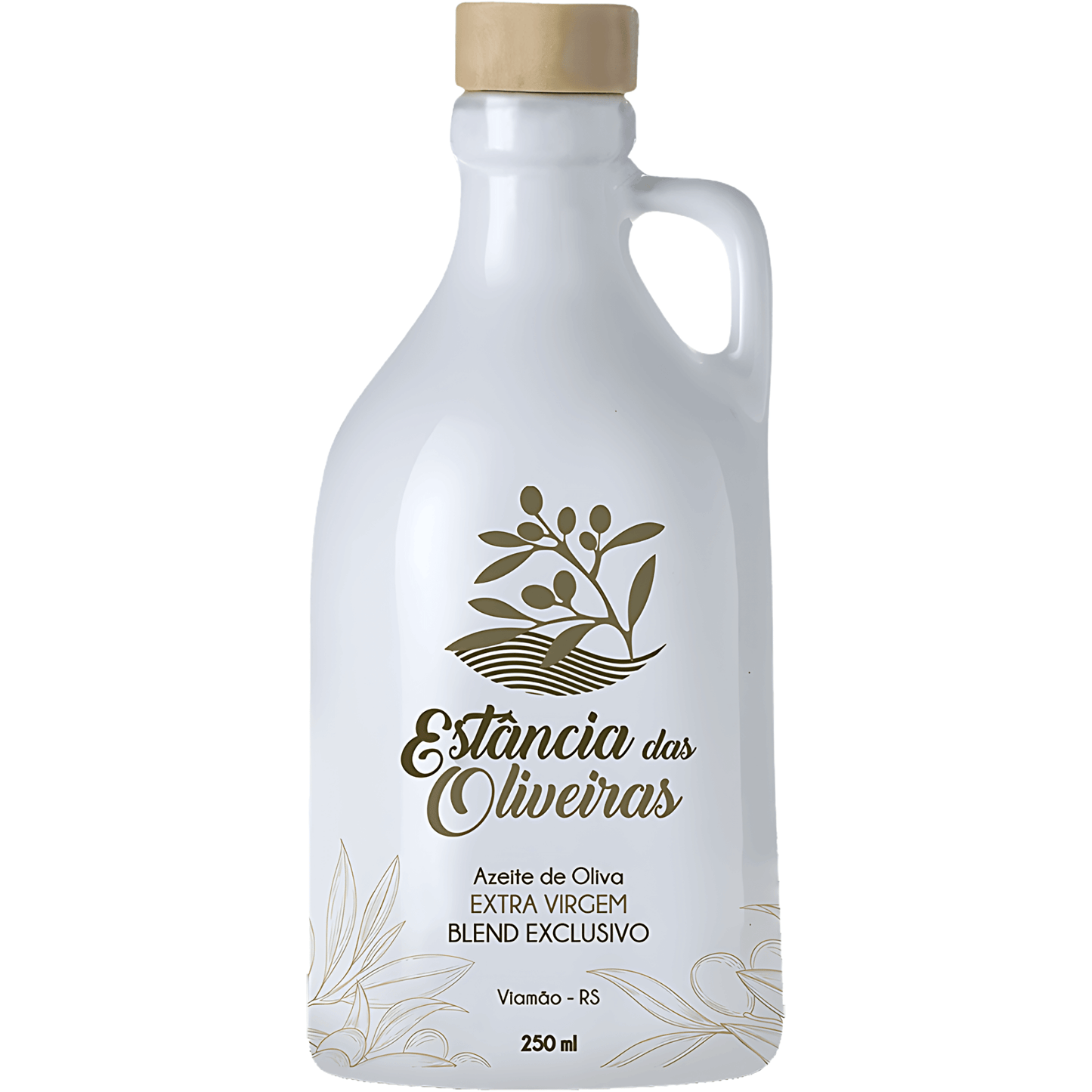 Estância das Oliveiras Azeite de Oliva Extra Virgem Blend Exclusivo Cerâmica 250ml - Estância das Oliveiras - Espumantes do Sul
