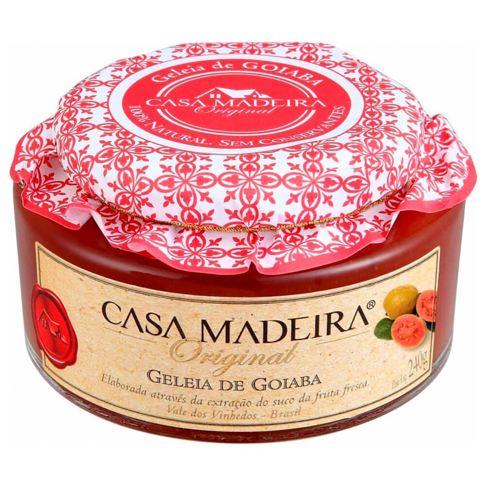 Geleia Original de Goiaba Casa Madeira 240g - Casa Madeira - Espumantes do Sul