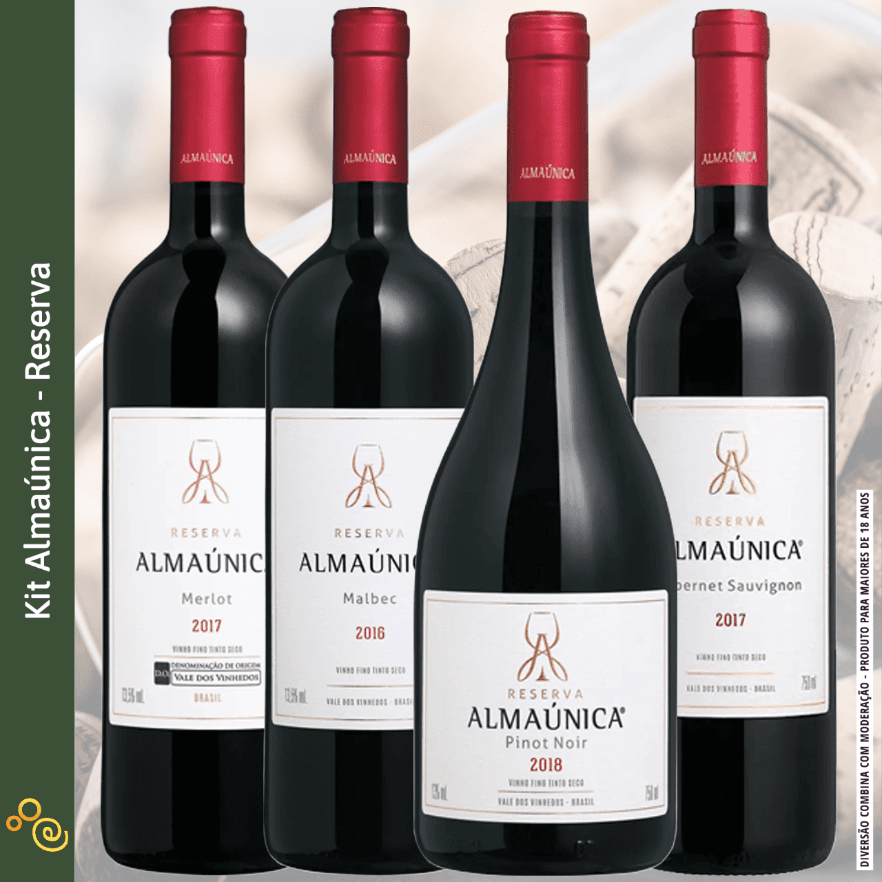 Kit Almaúnica - Reserva - Almaúnica - Espumantes do Sul