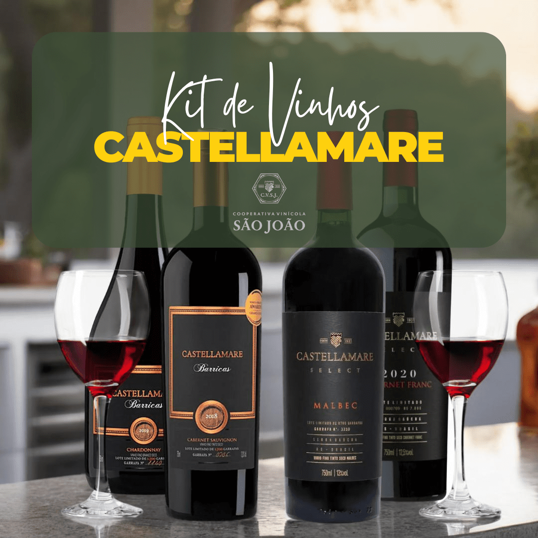 Kit Castellamare - Vinhos Premium - Castellamare - Espumantes do Sul