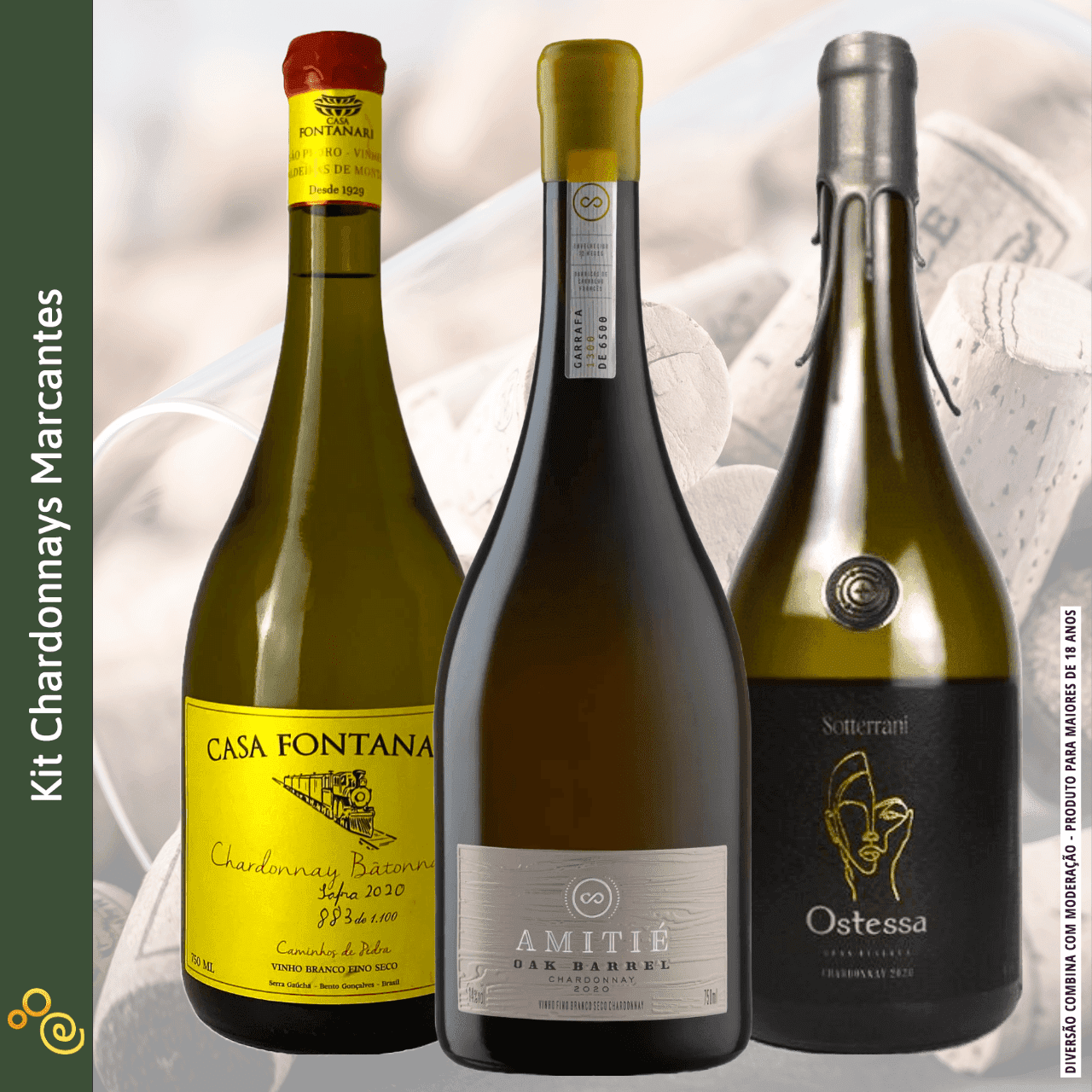 Kit Chardonnays Marcantes - Kit - Espumantes do Sul
