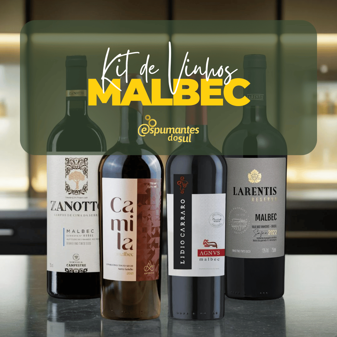 Kit de Vinhos Malbec Brasileiros - Kit - Espumantes do Sul