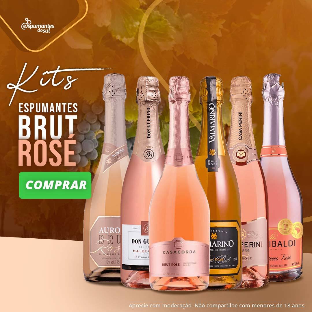 Kit Espumante Brut Rosé - Kit - Espumantes do Sul