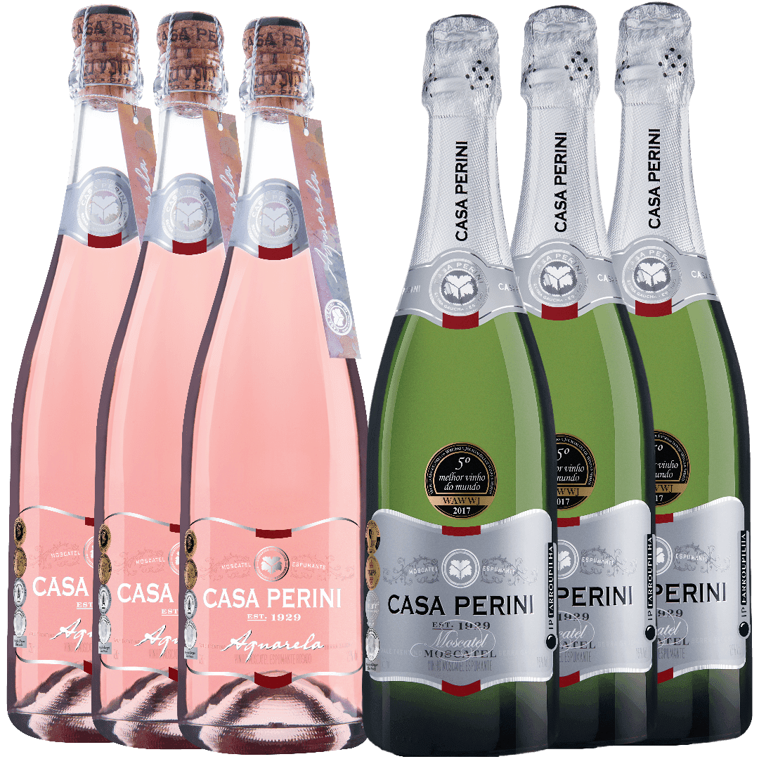 Kit Espumantes Moscatel Casa Perini - Casa Perini - Espumantes do Sul