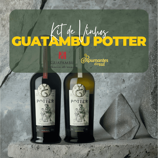Kit Exclusivo Guatambu Potter: Chardonnay & Tannat - Guatambu - Espumantes do Sul