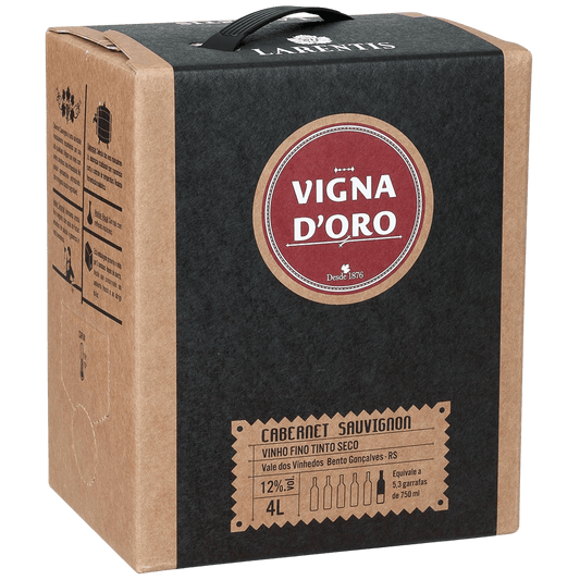 Larentis Vigna D'Oro Cabernet Sauvignon Bag in Box 4L - Larentis - Espumantes do Sul