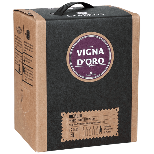 Larentis Vigna D'Oro Merlot Bag in Box 4L - Larentis - Espumantes do Sul