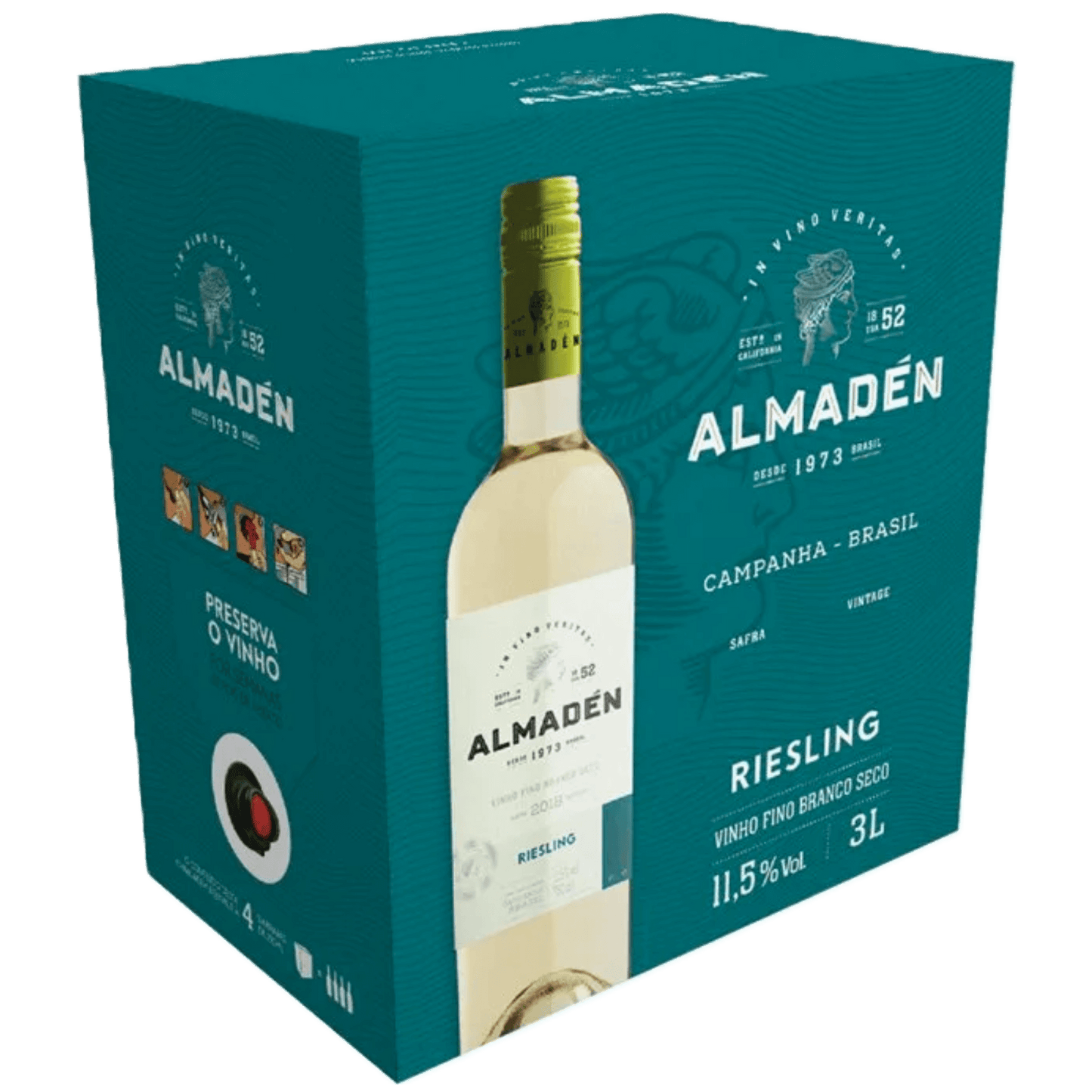 Miolo Almadén Riesling Bag in Box 3L - Miolo - Espumantes do Sul
