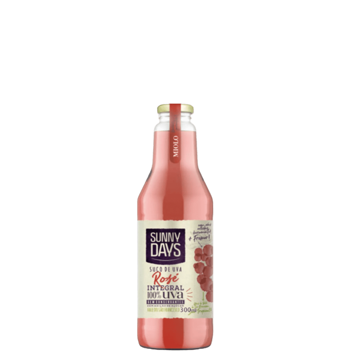 Miolo Sunny Days Suco de Uva Integral Rosé 300ml - Miolo - Espumantes do Sul