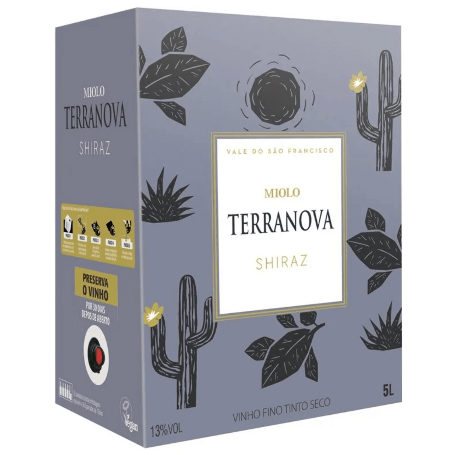 Miolo Terranova Shiraz Bag in Box 5L - Miolo - Espumantes do Sul