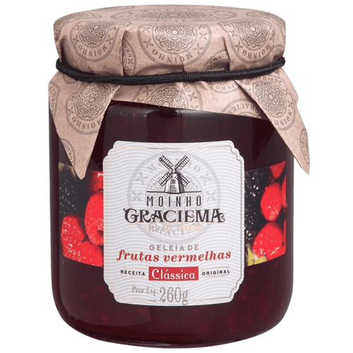 Moinho Graciema Clássica Geleia De Frutas Vermelhas 260g - Moinho Graciema - Espumantes do Sul