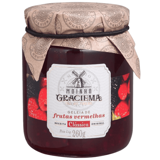 Moinho Graciema Clássica Geleia De Frutas Vermelhas 260g - Moinho Graciema - Espumantes do Sul