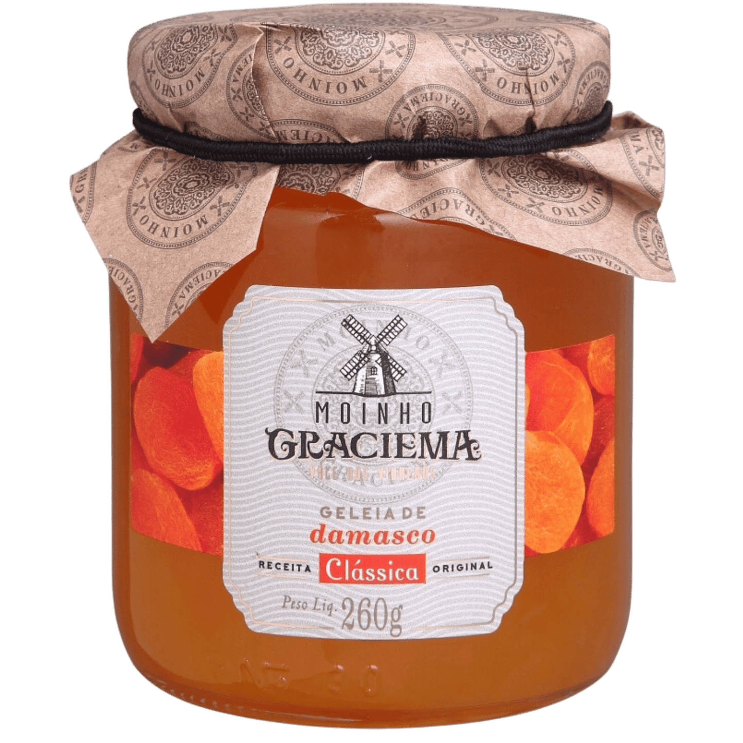 Moinho Graciema Geleia De Damasco 260g - Moinho Graciema - Espumantes do Sul